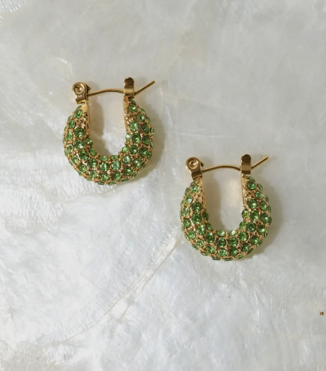 Green mini hoops