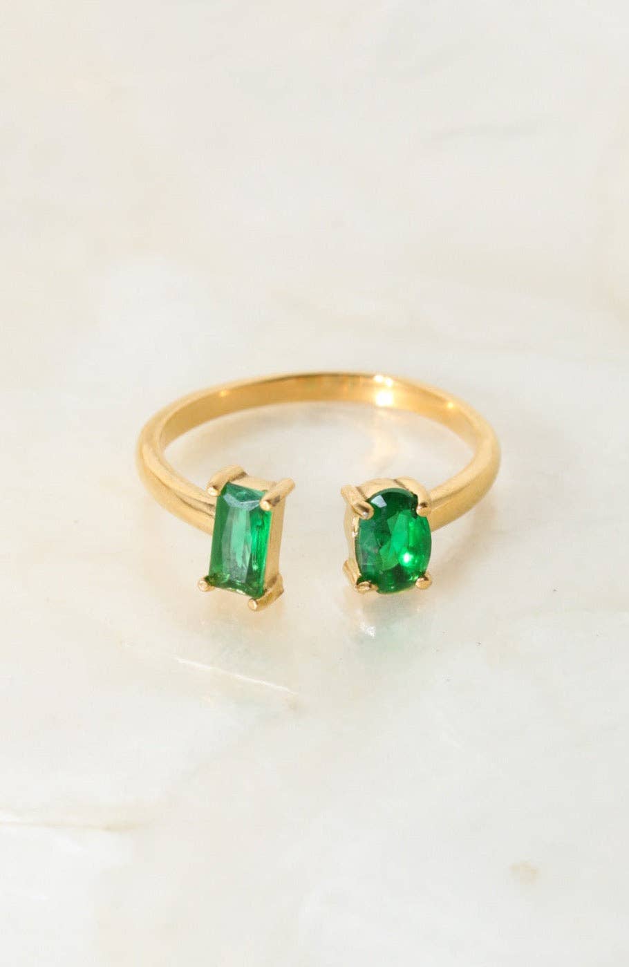 Emerald Interlude Ring